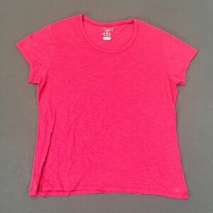 Champion Authentic Women's Athletic T-Shirt Size 2XL Heather Pink Magenta SS Run